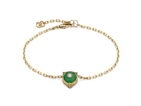 bracciali di gucci leone faccia diamanti e perle|Bracciali di lusso Gucci .